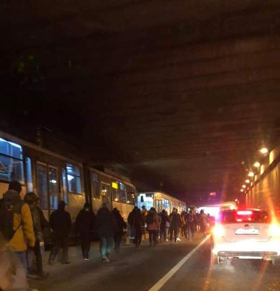Accident pe linia tramvaiului 41