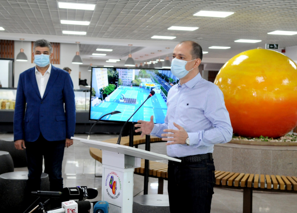 Daniel Băluță și Marcel Ciolacu, la inaugurerea Pieței Progresul din Capitală