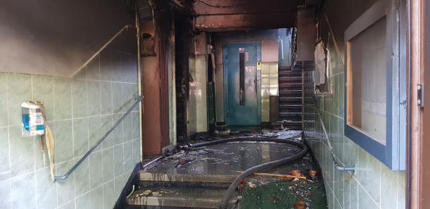 Explozie într-un bloc din Capitală. Mai multe apartamente au fost afectate de deflagratie