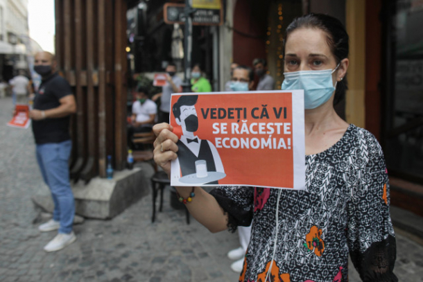 Protest al angajatilor din HORECA