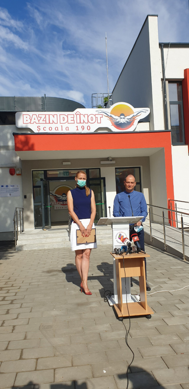 Bazin de inot semiolimpic, inaugurat in Sectorul 4