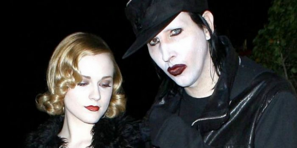 Cuplul Evan Wood și Marilyn Manson, în urmă cu ani de zile