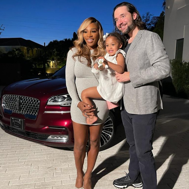 Alexis Ohanian, alături de soția sa, Serena Williams și fiica lor