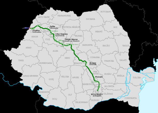 traseu Autostrada Transilvania si orasele prin care va trece