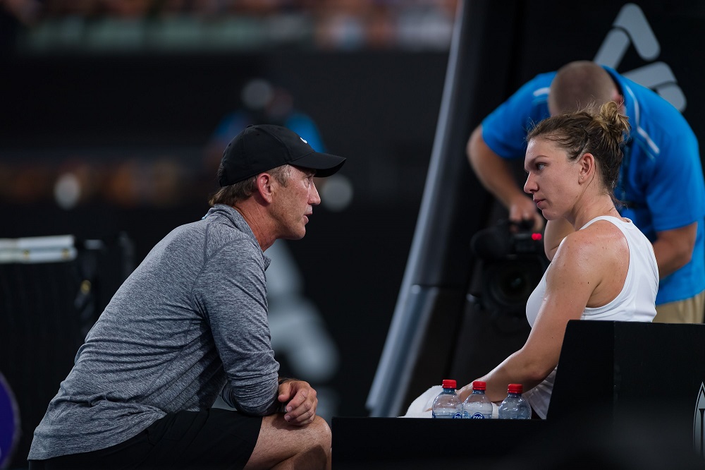 Mesajul Simonei Halep pentru Darren Cahill după revenirea în circuit