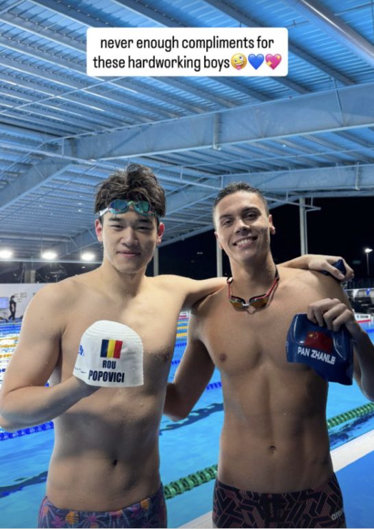 Gestul impresionant făcut de David Popovici pentru Pan Zhanle, marele său rival