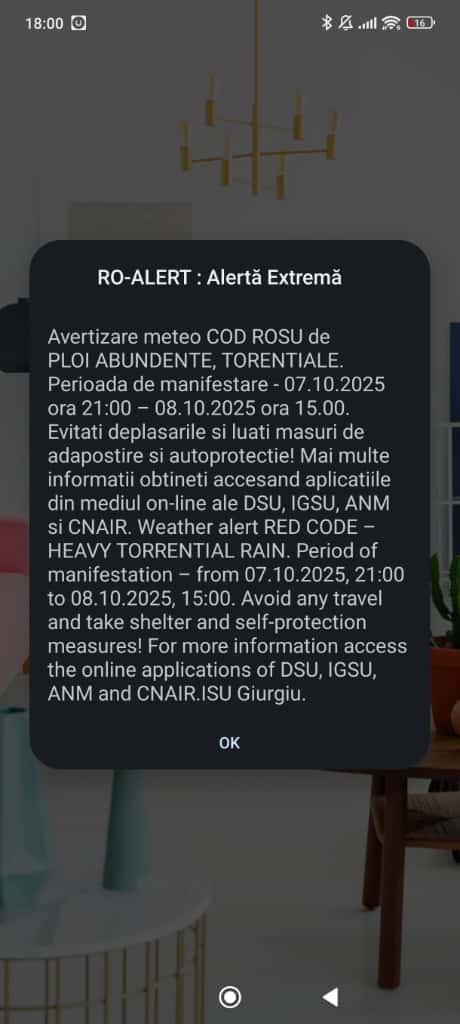 Mesaj Ro-alert b1tv.ro